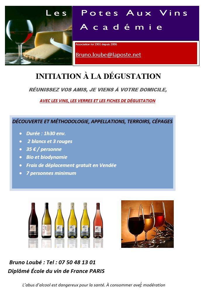 affiche initiation Oenologique